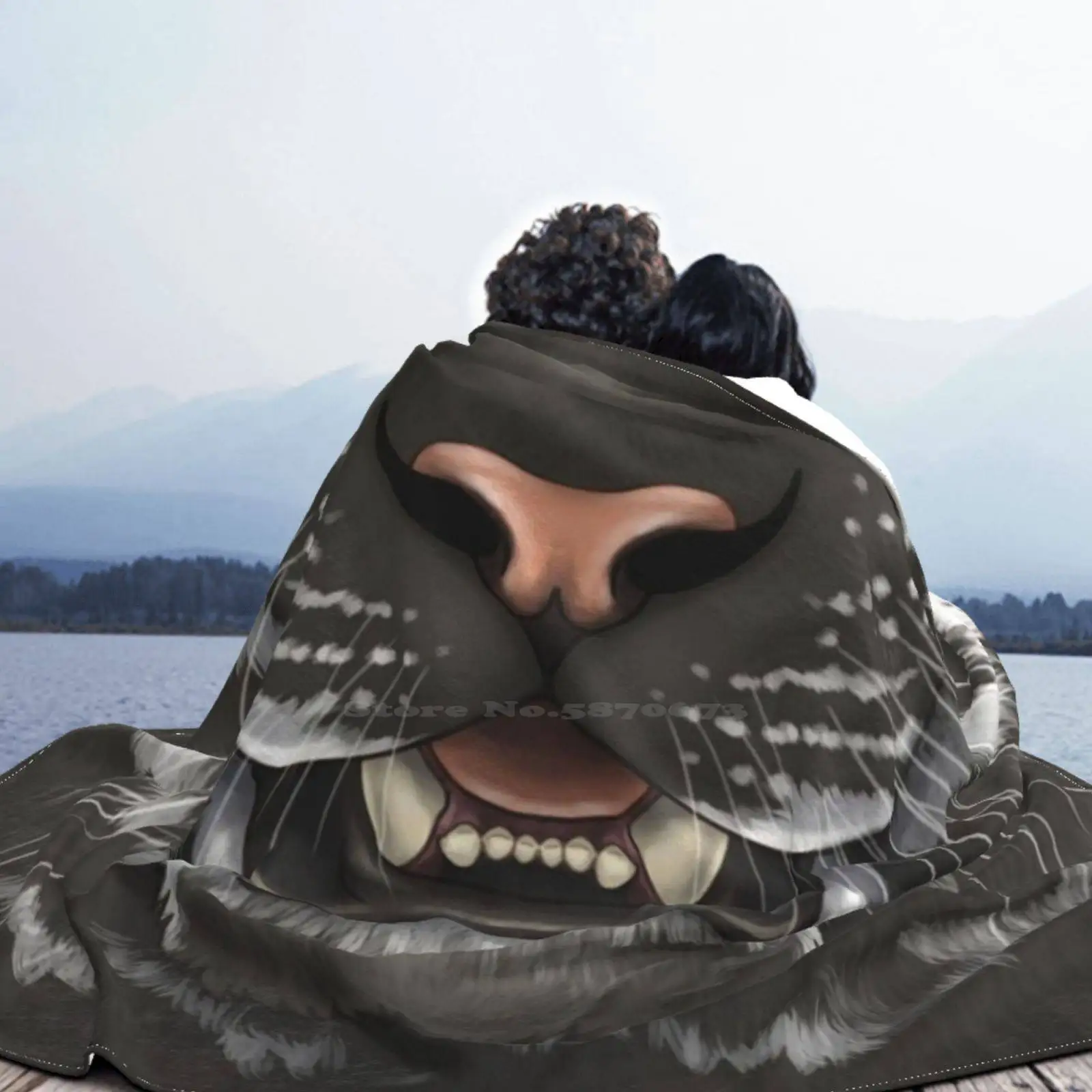 Инвертированное лицо тигра новейшее супермягкое теплое легкое тонкое одеяло