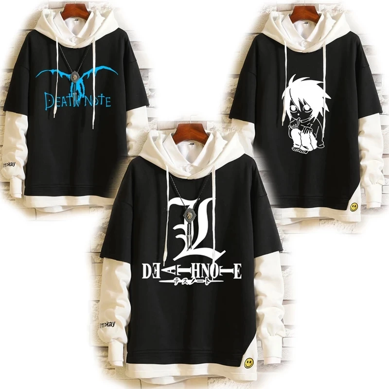 Аниме тетрадь смерти косплей кофты фелек толстовки 3D мужские и женские Ягами