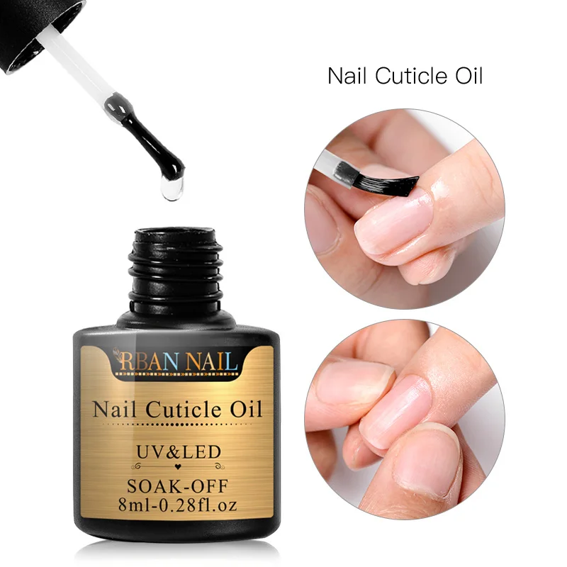 Пищевое масло для ногтей RBAN 8 мл восстанавливающее питание инструменты маникюра