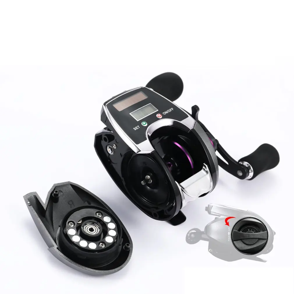 

Electronic Fishing Reel Counter Digital Display Baitcasting Reel 8.0:1 High Speed Ratio 2021 New Profile Line