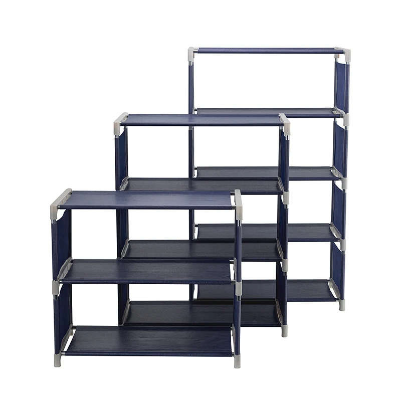 

3/4/5 Layers Multi-functional Shoe Rack Shoes Shelf Cabinet Organizer Household Cloth Storage Stand Easy To Assembled Space Rack