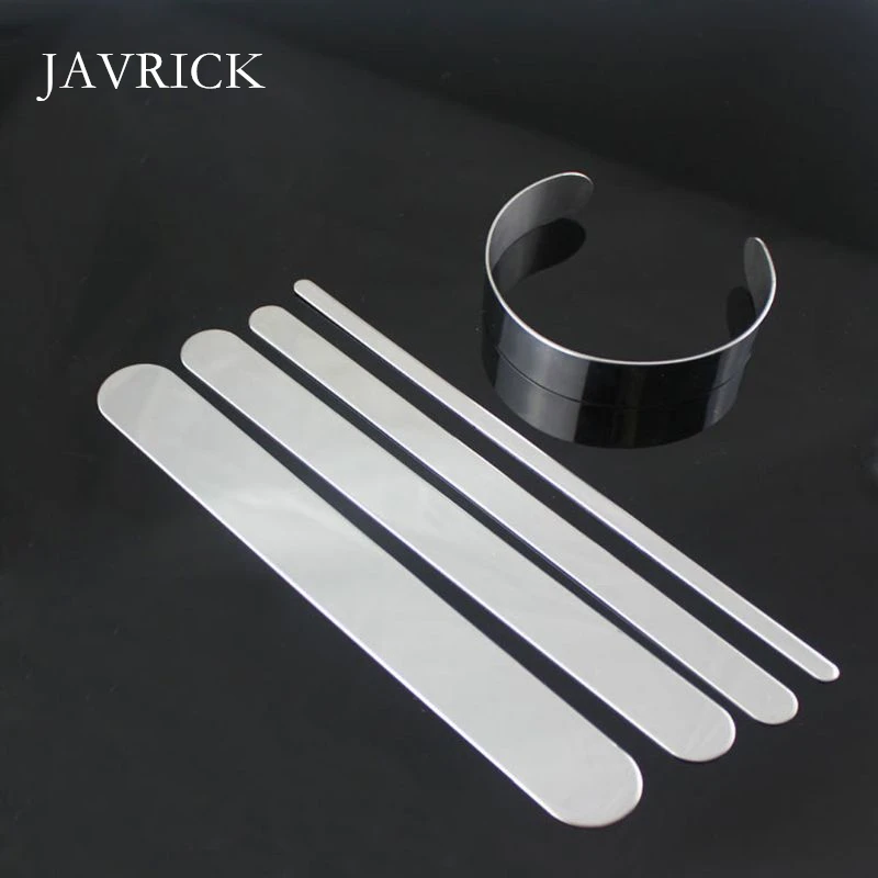 Пустая плоская штамповка 10 шт. пустые штамповочные браслеты DIY инструмент для