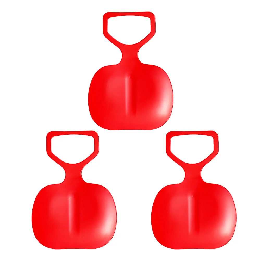 

3pcs Snow Skiing Pad Sled Sledge Skiing Board Thicken Grass Sleigh Slider