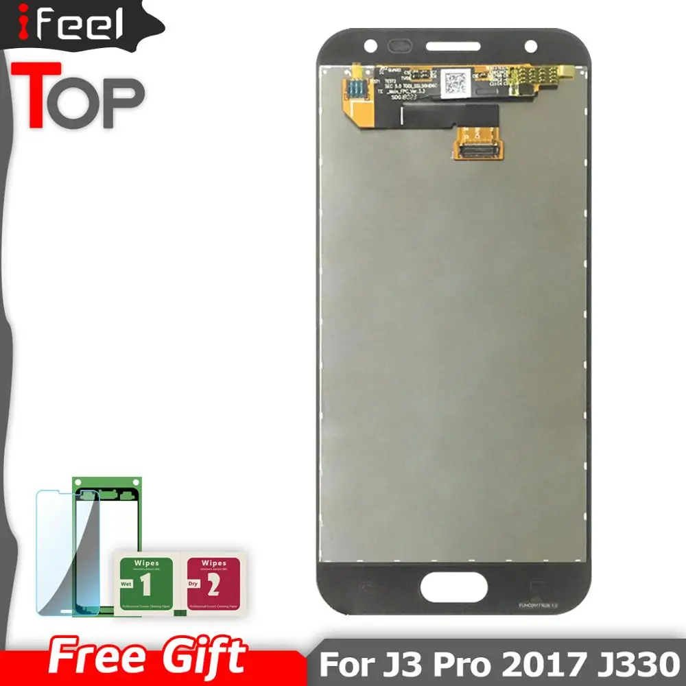 AMOLED LCDs для Samsung Galaxy J3 2017 J330 J330F телефон ЖК-дисплей кодирующий преобразователь