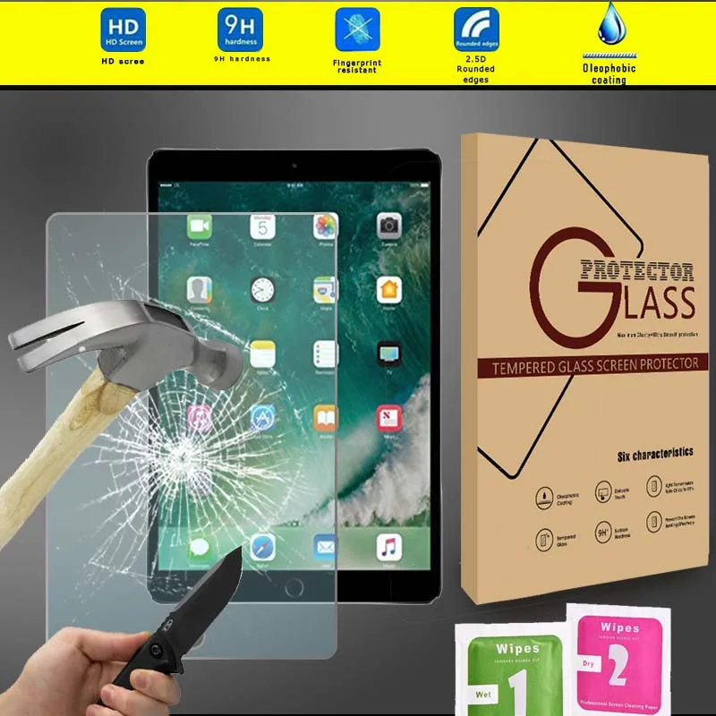 KK & LL для Apple iPad Pro 9 7 дюйма-Tablet Закаленное стекло протектор экрана 9H прозрачная