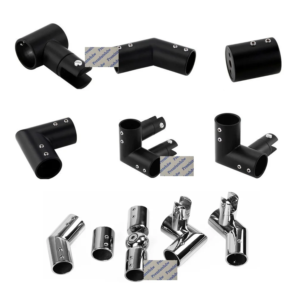 25 мм круглый зажим для трубы из нержавеющей стали Блестящий Матовый Черный