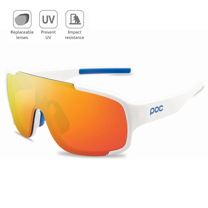 Очки с 4 линзами для мужчин и женщин поляризационные спортивные горных