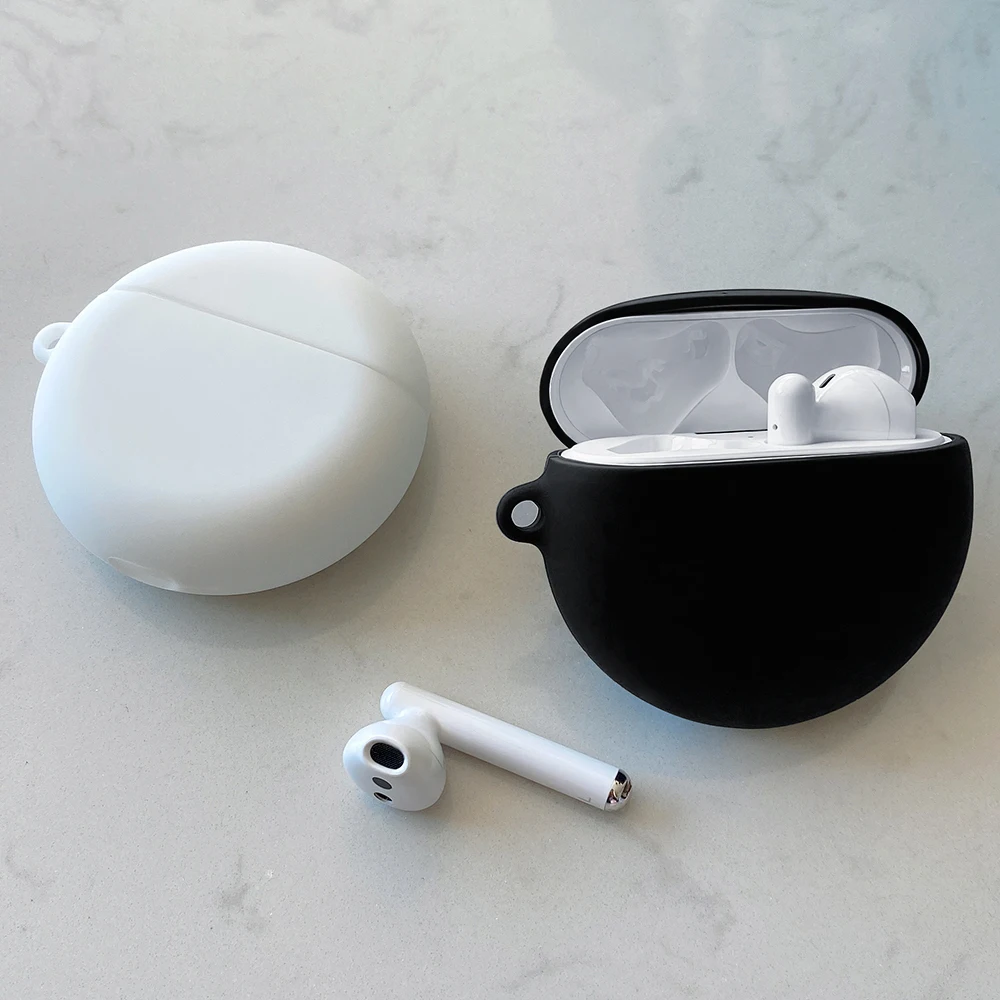 Новый противоударный силиконовый чехол для Huawei Freebuds 3 гарнитуры однотонные