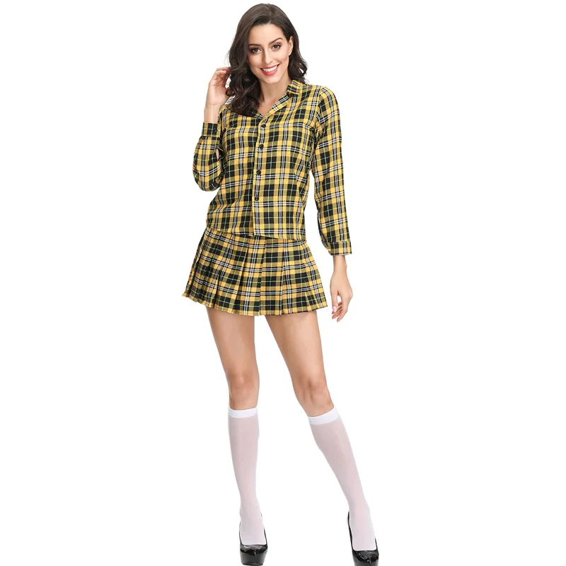 

New Arrival Scottish Women Costume Cosplay Scottish National Costume Adult College Style Suit Halloween Costume For Women Adult