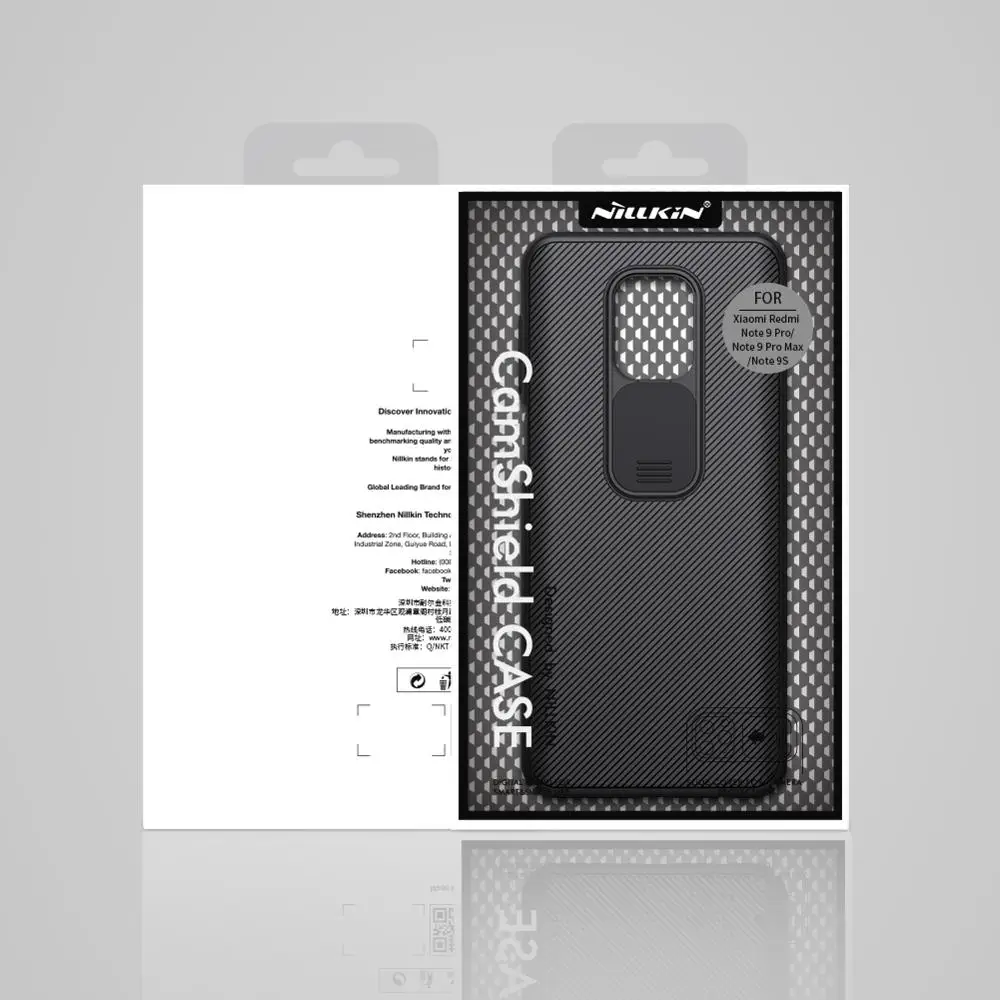 Для Xiaomi Redmi Note 9s 9 Pro Max чехол 6 69 ''nillkin CamShield слайд задняя крышка защищает камеры
