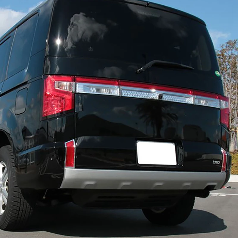 Для Mitsubishi Delica D5 2020 2021 ABS хромированный задний отражатель противотумансветильник