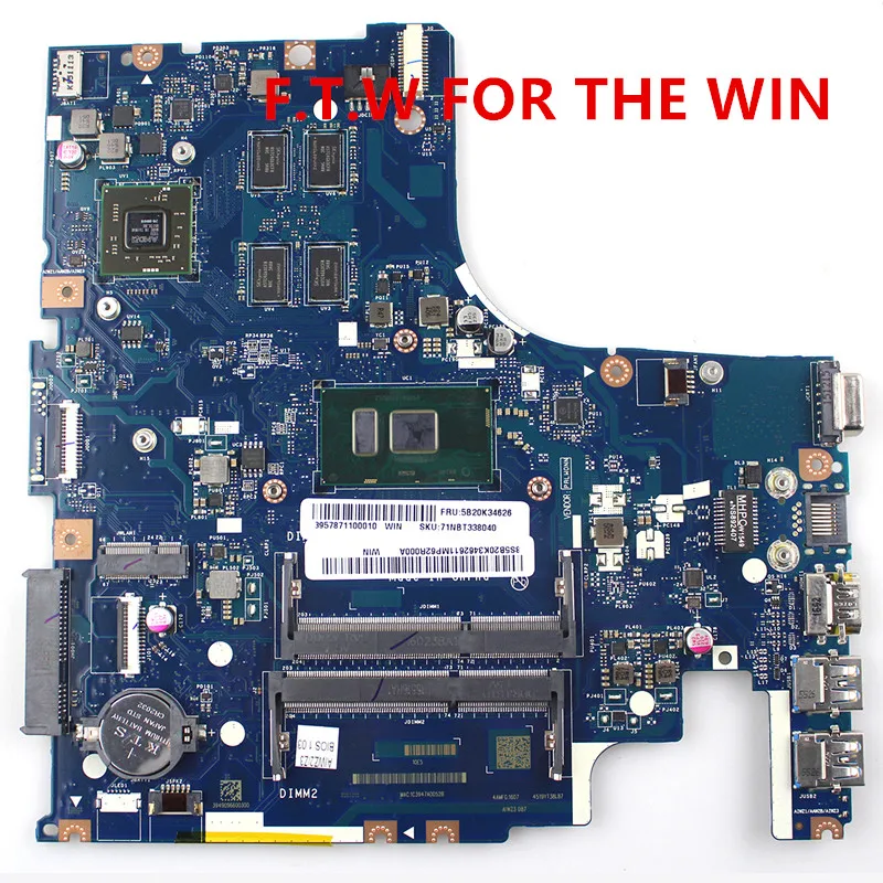 Verkaufen 5B20K34588 Für Lenovo Motherboard R7 M360 2G DDR3 500-15ISK Laptop Motherboard CPU I3 6100U AIWZ2/AIWZ3 LA-C851P 100% ARBEIT