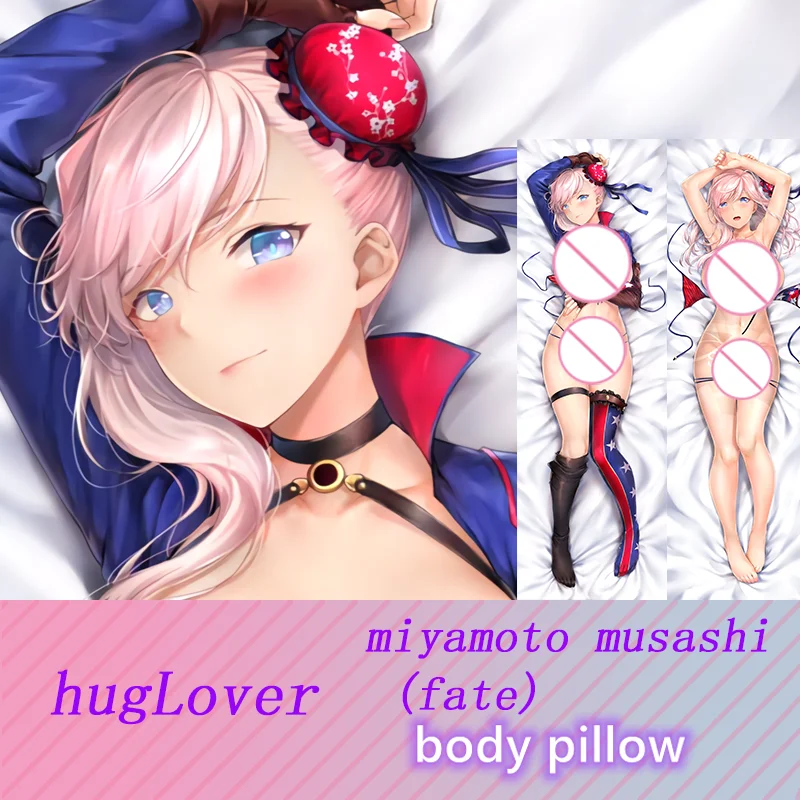 Dakimakura Anime miyamoto musashi (fate) Body Pillow Double-sided Print Life-size Cover |