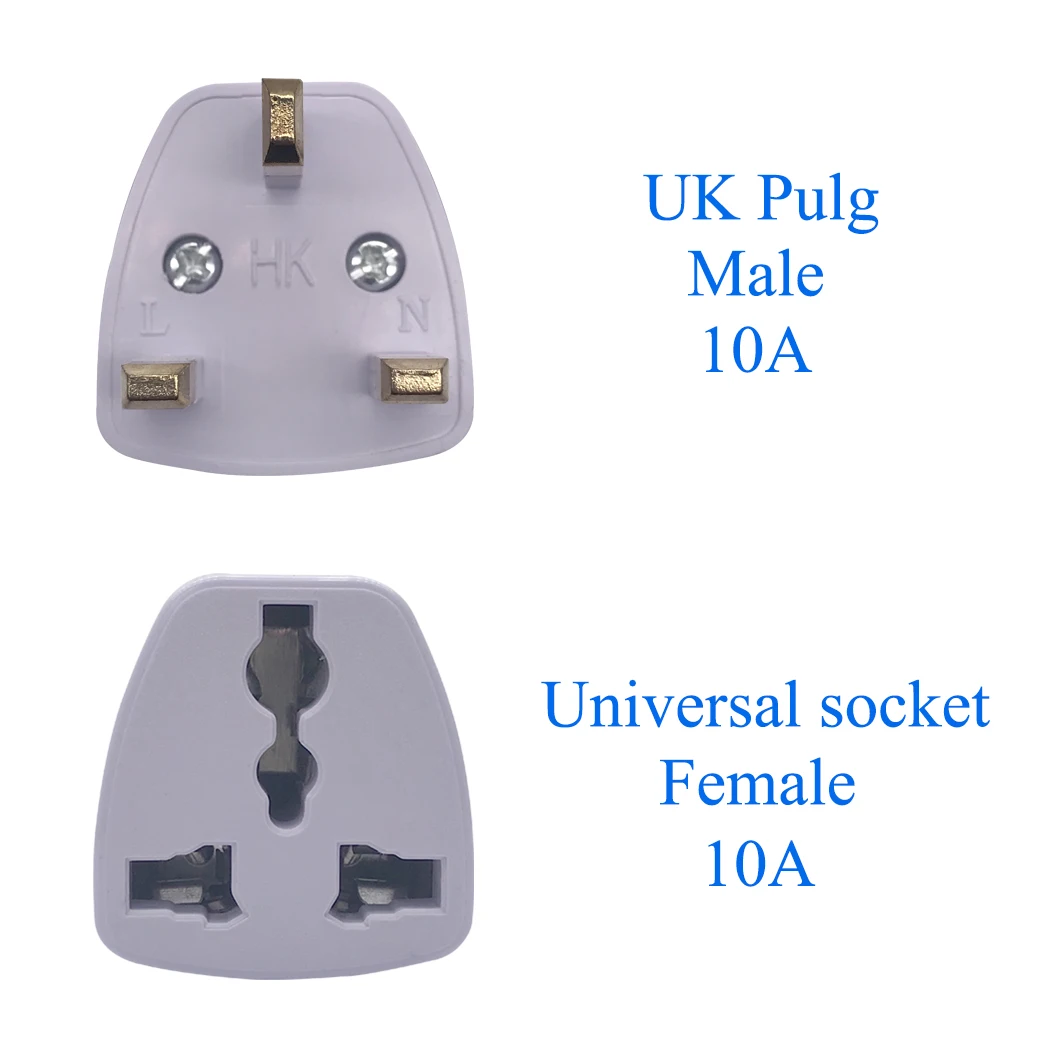 Британский Сингапур Малайзия мужской 10 А в США Австралия ЕС адаптер питания