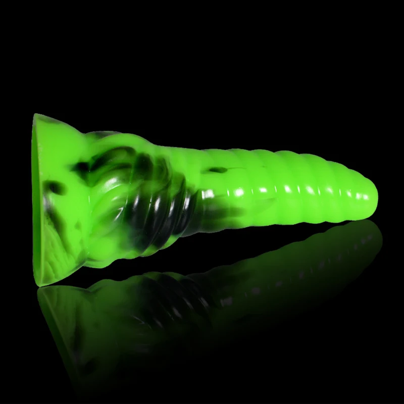 Satılık Hayvan Sahte Yapay Penis Silikon Butt Plug Spiral Anal Oyuncaklar Prostat Masaj Aleti Erkekler Için Ass Seks Oyuncakları Renkli Dildos Dong çiftler Sexo