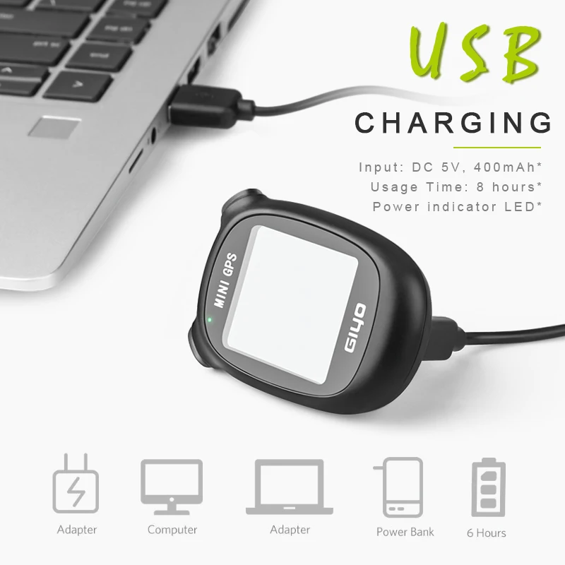 GIYO беспроводной Велосипедный компьютер с GPS спидометром одометром