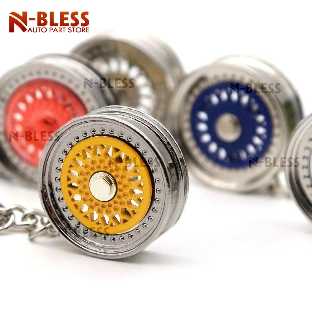 Брелок для автомобильных колес подвеска из алюминиевого сплава в виде колеса