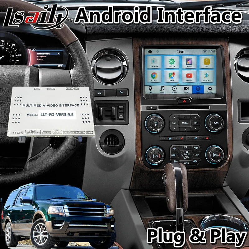 Видеоинтерфейс Lsailt для Android 2016 2020 Система синхронизации и Ford Pro 3 с автомобильной