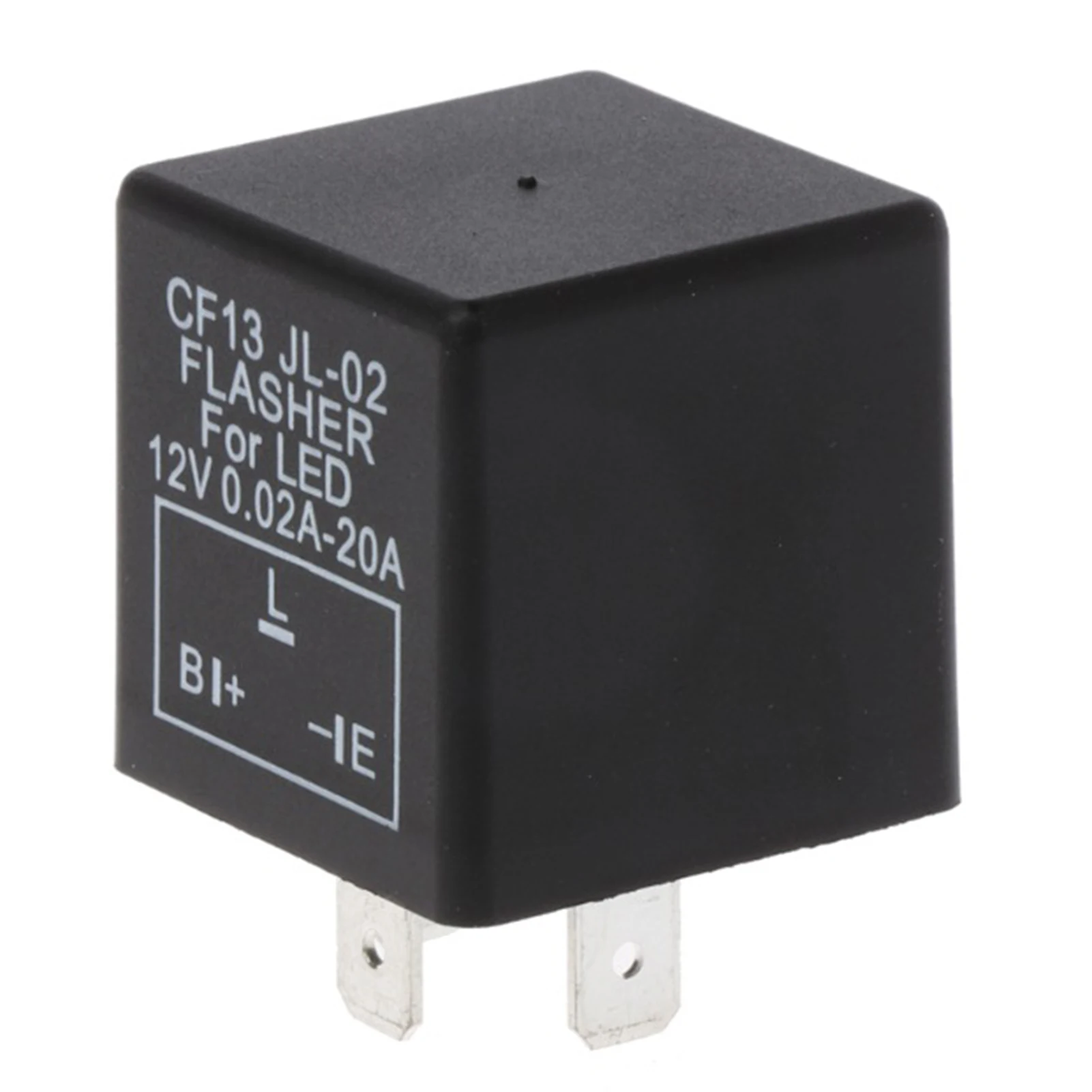 

Universal Adjustable Turn Signal Light Blinker Flasher Relay for Car Motorcycle