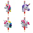 Колпачки для карандашей в виде животных, соломенные, 100, флеш-накопитель в виде единорога шт.