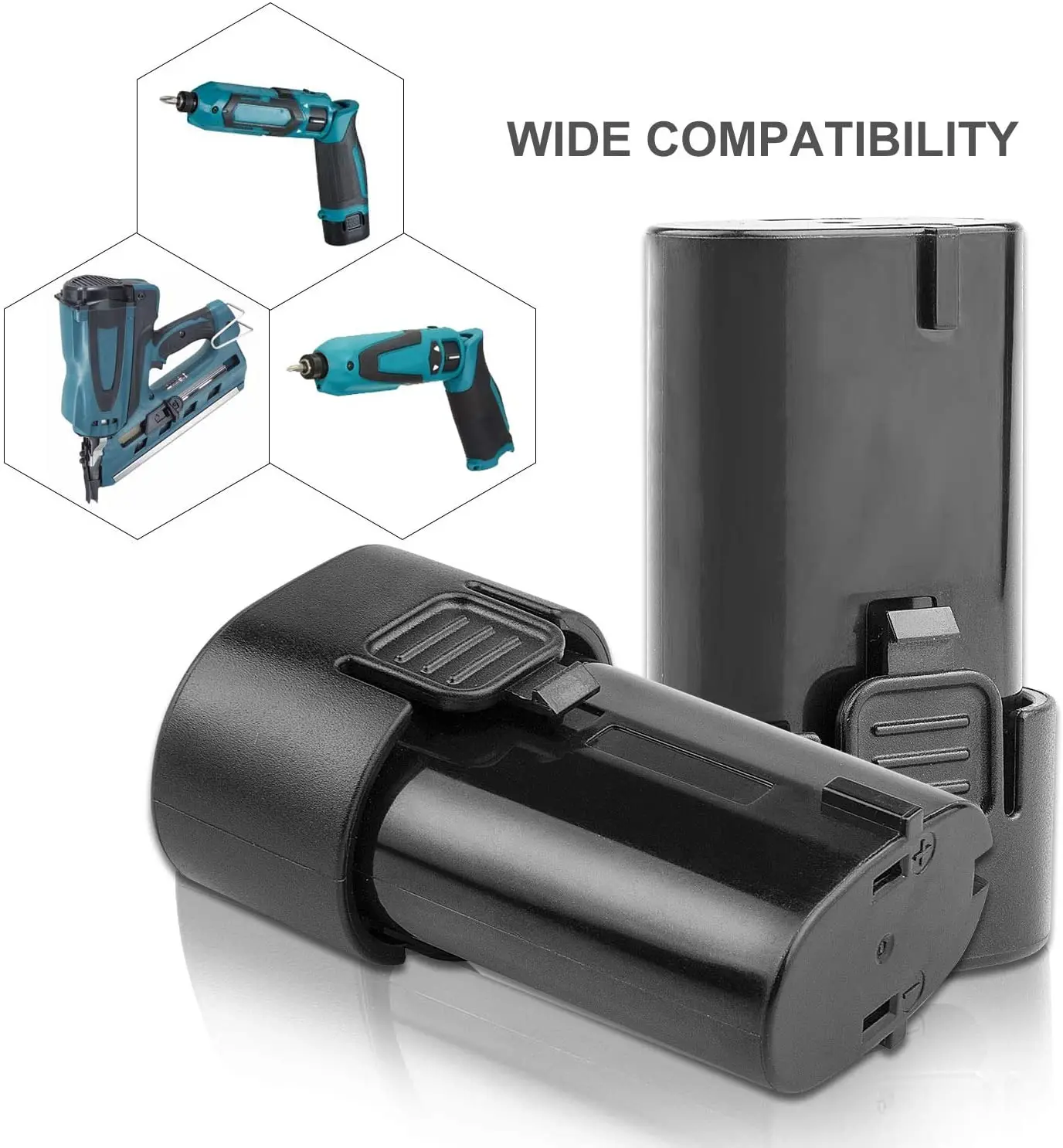 7.2V 3000mAh BL7010 Li-ion Battery Replacement for Makita 194355-4 TD020 TD020D TD020DS DF330D ML704 TD090D Power Tools