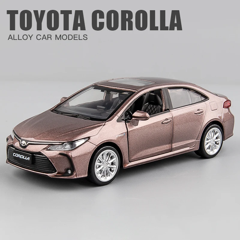 Модель автомобиля Toyota Corolla 1:33 модель из сплава литой под давлением Игрушечная со