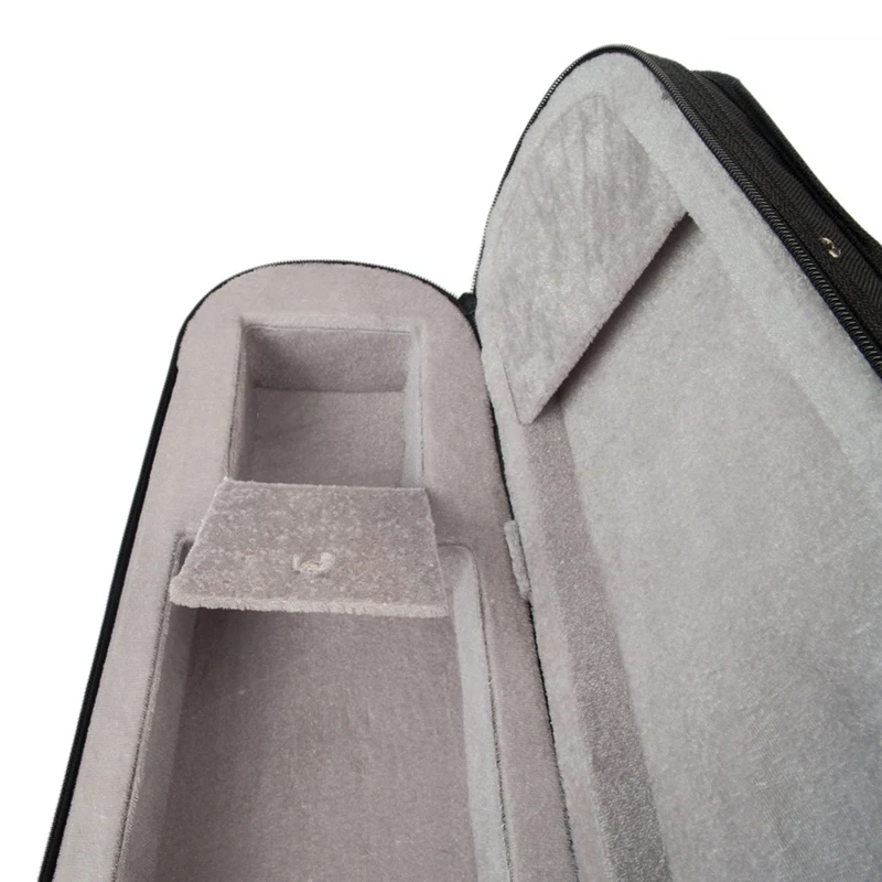 

Violin Case Professional Triangular Shape Violin Hard Case -Silver Inside Violin Parts New
