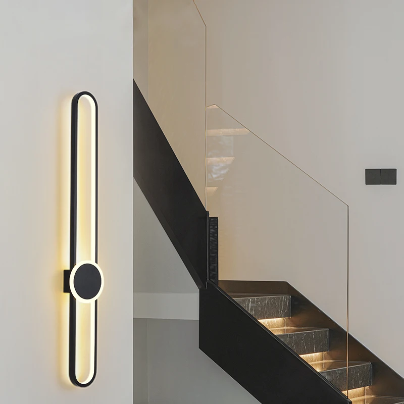 Maruisan wall lams for Living Room Bedroom Modern Bedside Black Wall Lights Decoration Home Lighting Sconce Reading Light Hotel | Лампы и