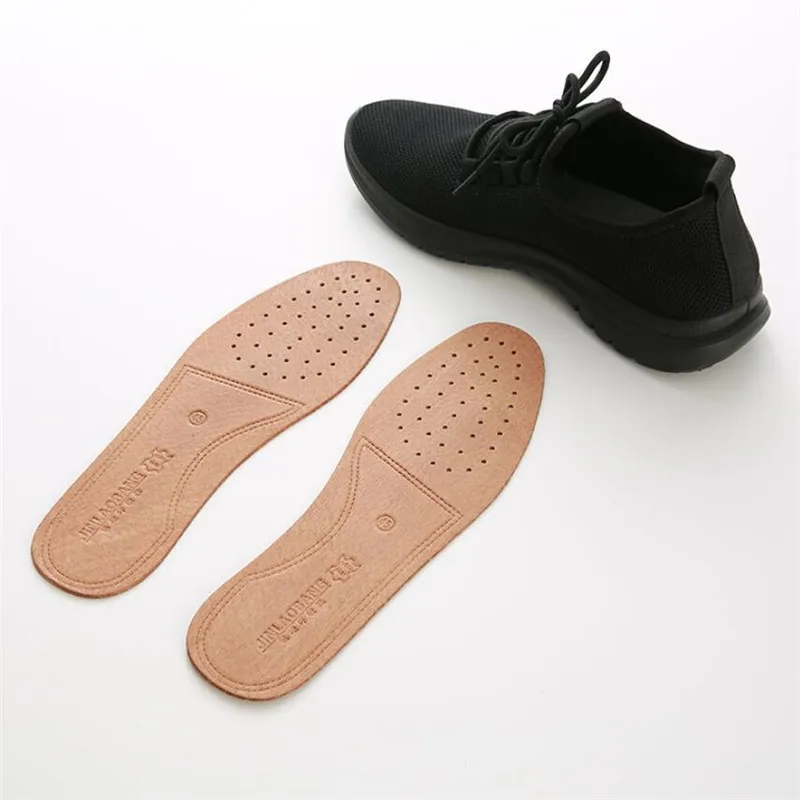 

Shoes Insoles Women Men Leather Shoe Inserts Flat Arch Pads High Quality Breathable Shoe Insole Comfort