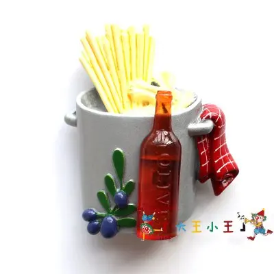 noddle Еда моделирование холодильник магнит яйцо торт пиво пончики хлеб высокое качество - Цвет: noddle