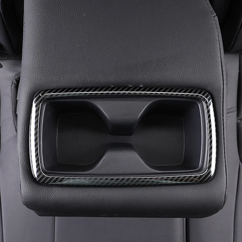 

SBTMY Car Styling Stainless steel Rear Drain Cup Frame Sequin Interior Bright Strips For Toyota Highlander 2020 2021 2022 XU70