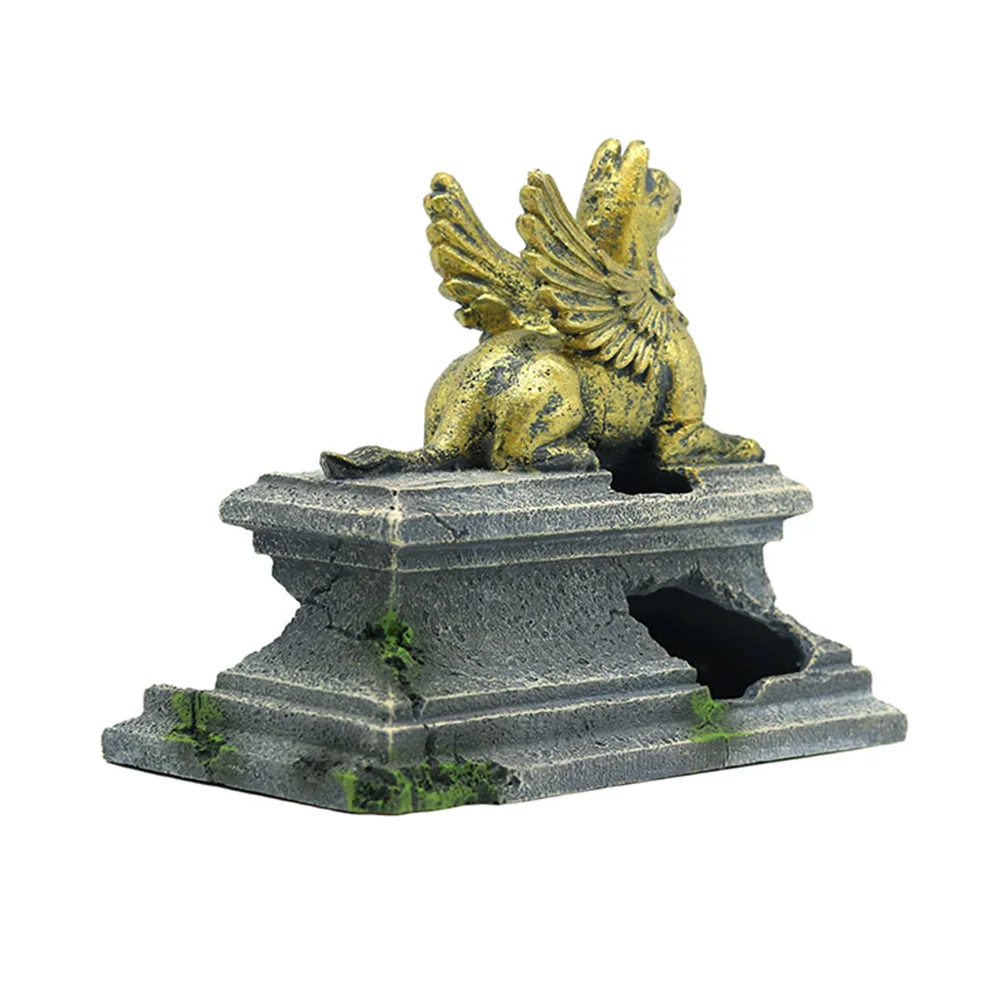 

Flying Deity Statue Rockery Aquarium Ornament Fish Tank Landscaping Rockery Decor