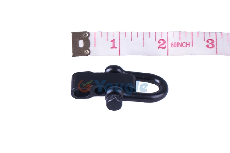 Goede Yougle 10 Stks/partij Zinklegering U-vorm Verstelbare Beugel Gespen Voor 550 Paracord Armband Outdoor Survival Project