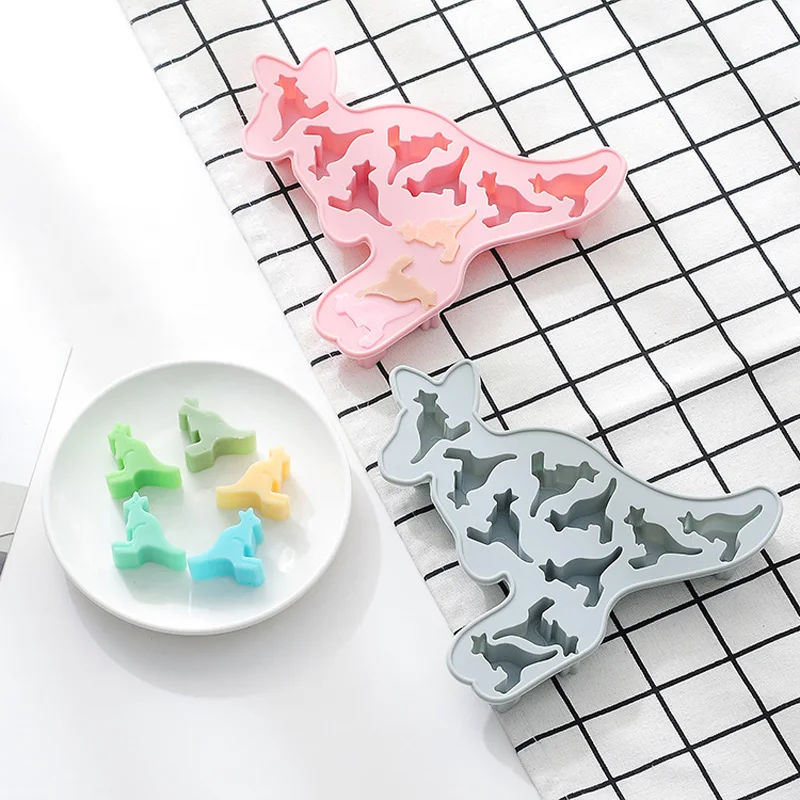 Украшения для торта из мягкой помады Tool 10-Grid Kangaroo силиконовая форма миниатюрные