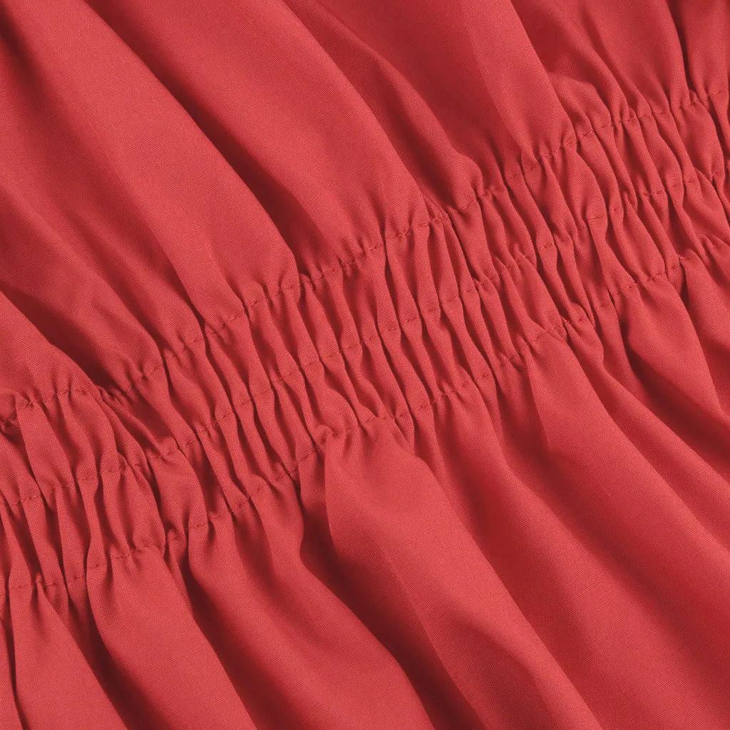 

Fashion Solid Tunic Blouse Shirt Buttons Sexy V-Neck Tops Casual Autumn Winter Ladies Female Women Long Sleeve Blusas Pullover