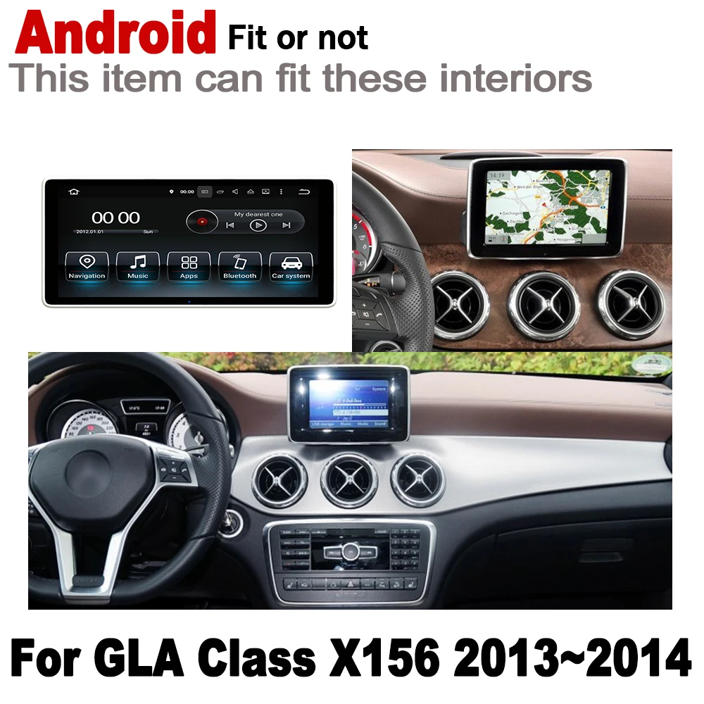 Android 7 0 IPS Автомобильный плеер для Mercedes Benz GLA Class X156 2013 ~ 2014 NTG оригинальный стиль