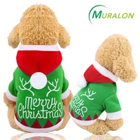soft warm pet dog jumpsuits clothing for dogs pajamas fleece small puppy coat pet outfits hoodie clothing cats clothes christmas