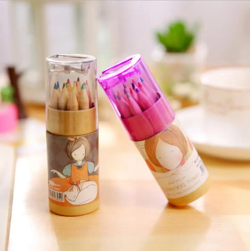 Набор цветных карандашей по дереву 12 цветов|Юный художник| |