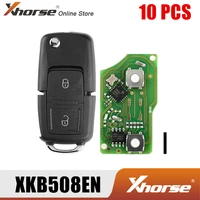 xhorse xkb508en wire universal remote key b5 style 2 buttons english version 10pcslot