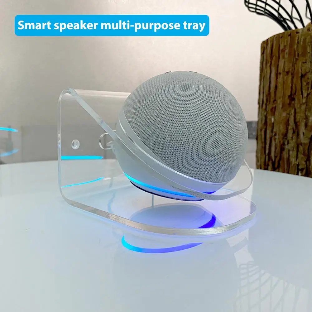 Настенный держатель вешалка для Alexa Echo Dot 4 поколения стабильная подставка