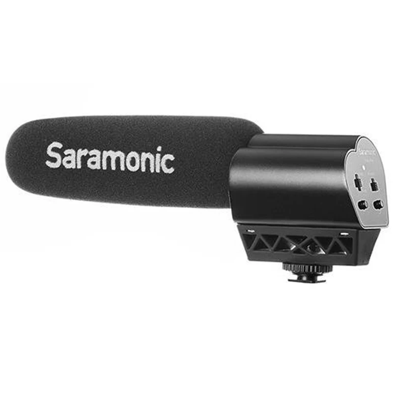 Конденсаторный видеомикрофон Saramonic VMIC Pro с прорезиненным ударным креплением