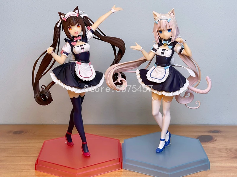 

24cm NEKOPARA Chocola & Vanilla Anime Figure Chocola/Vanilla Action Figure Toy PARADE Nekopara Chocola Figure Collectible Toys