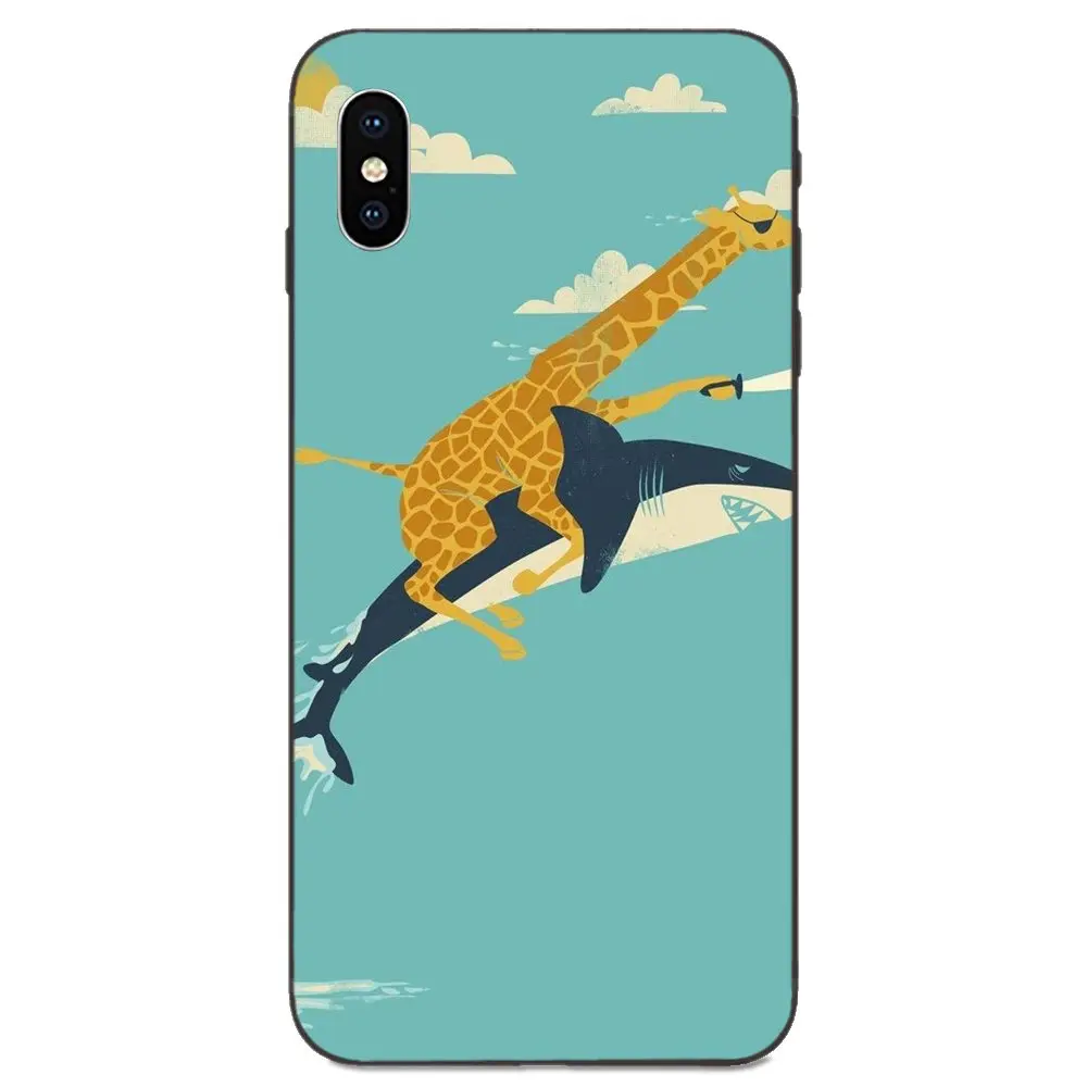 Стильная футболка с изображением персонажей видеоигр Жираф Мягкий защитный