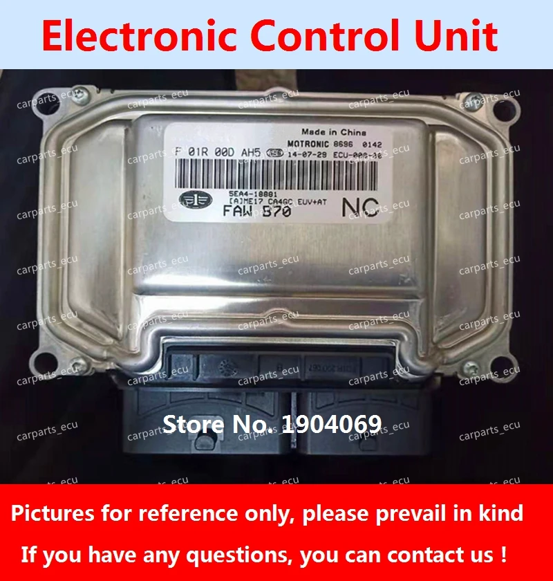 

Электронный блок управления ECU F01R00DAG4 5GA0-18881 F01RB0DAG4 ME17 F01R00DAH5 5EA4-18881 F01RB0DAH5 для автомобиля FAW Besturn