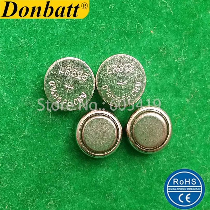 100% свежий ртуть RoHS AG4 LR626 SR626 377A 1 5 V АЛКАЛИНОВЫЕ БАТАРЕЙКИ таблеточного типа 1000