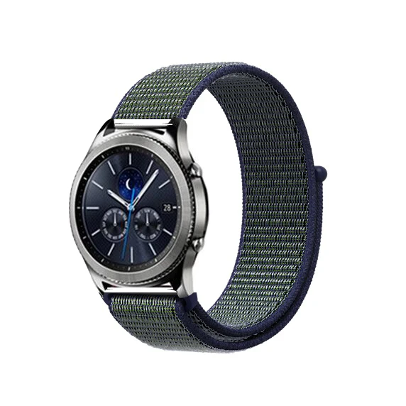 midnight fog 18 Ремешок 20 мм/22 мм для gear s3 Frontier samsung Galaxy watch Active2 ремешок для huawei Watch GT 2 46 мм 42 мм аксессуары для браслетов correa - Цвет ремешка: midnight fog 18