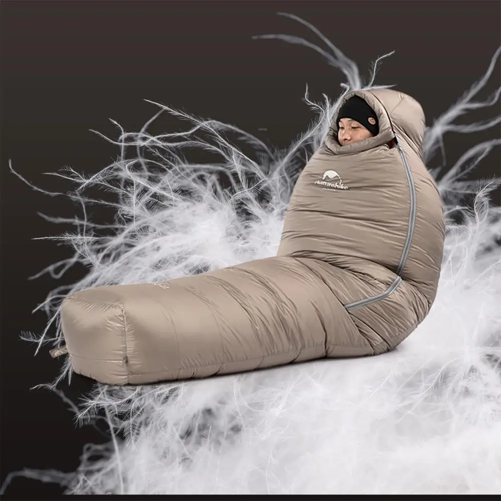 Спальный мешок Naturehike зимний холодная погода Мумия гусиный пух серия для
