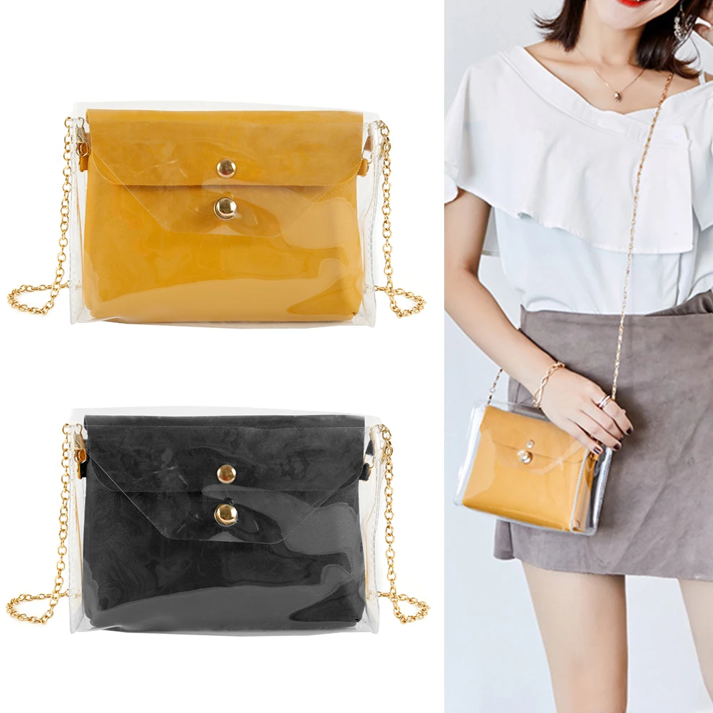 Прозрачные сумки на плечо для женщин мини-сумки сумочка сумка через клатч