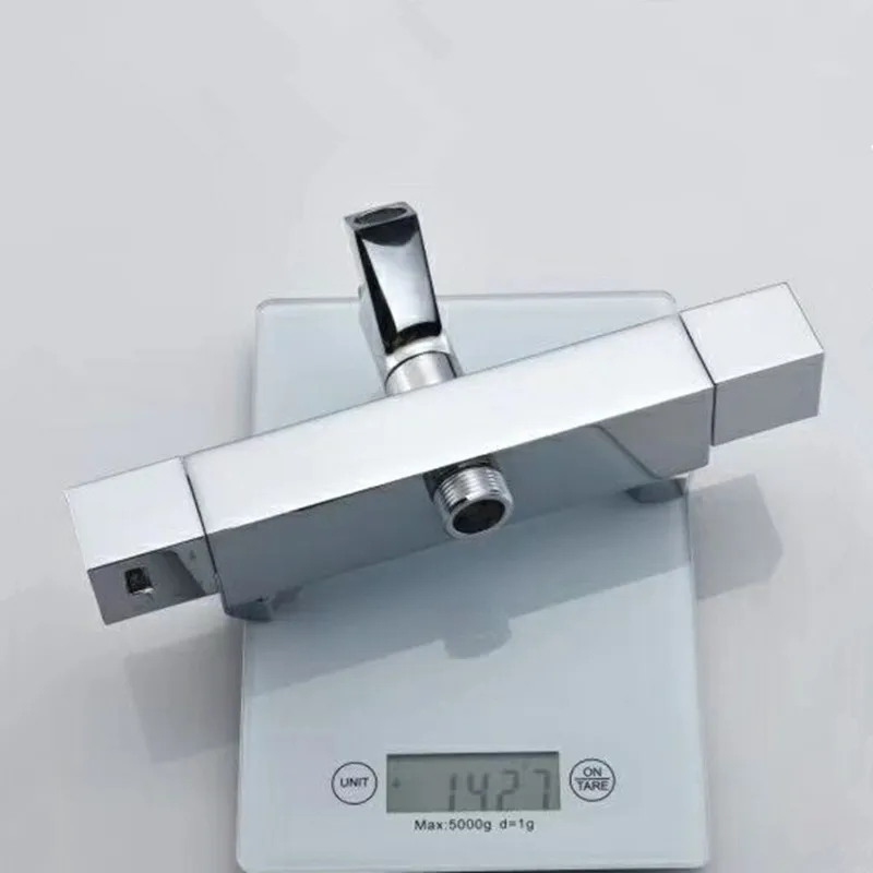 Хромированный Термостатический смеситель для душа ванны и настенный