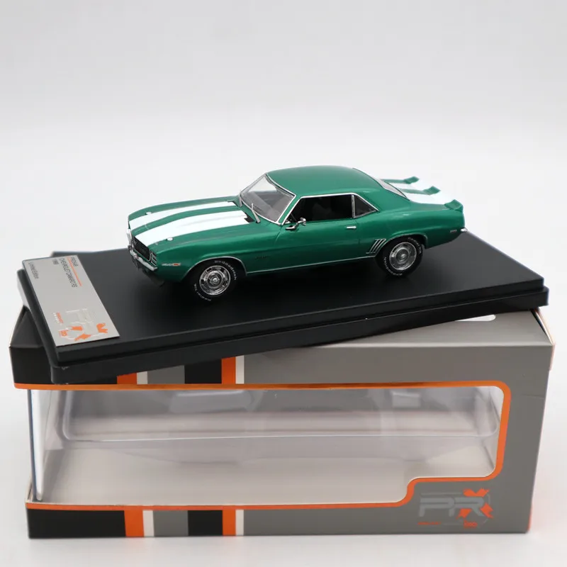 Premium X 1:43 For Chevrolet Camaro RS 1969 Metallic Green PRD549 Diecast Models Limited Edition Collection Toys Car | Игрушки и хобби